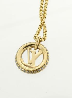 中古LV路易威登花圈项链