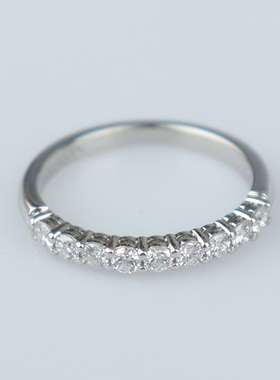 中古95新TIFFANY蒂芙尼钻石铂金