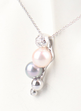 TASAKI(塔思琦)海水珍珠钻石项链
