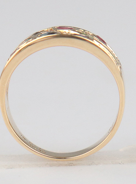 「95新」日本进口商品祖母绿戒指