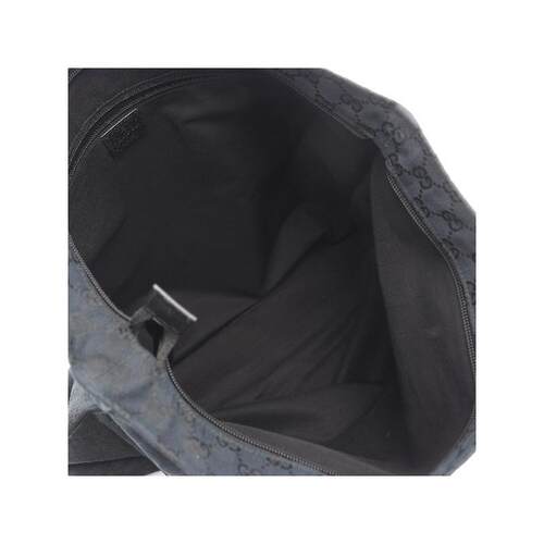 日本中古奢侈品Gucci古驰包B级9新GGcanvasGG帆布帆布托特包黑色 - 图1