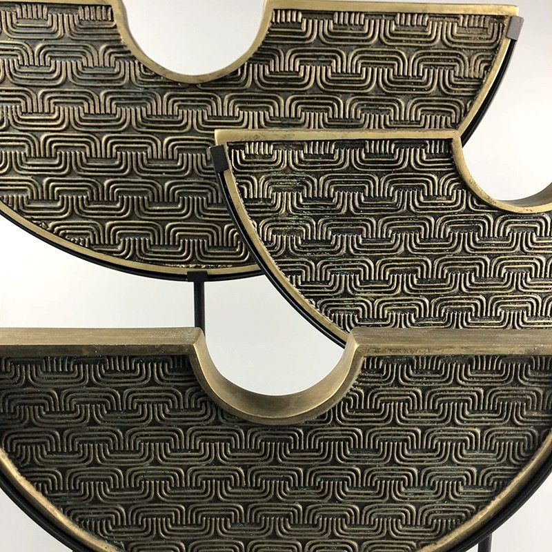 现代新中式金属工艺品创意样板间玄关书房酒店别墅艺术品软装饰品,淘宝优惠券,粉丝福利购,淘宝优惠卷