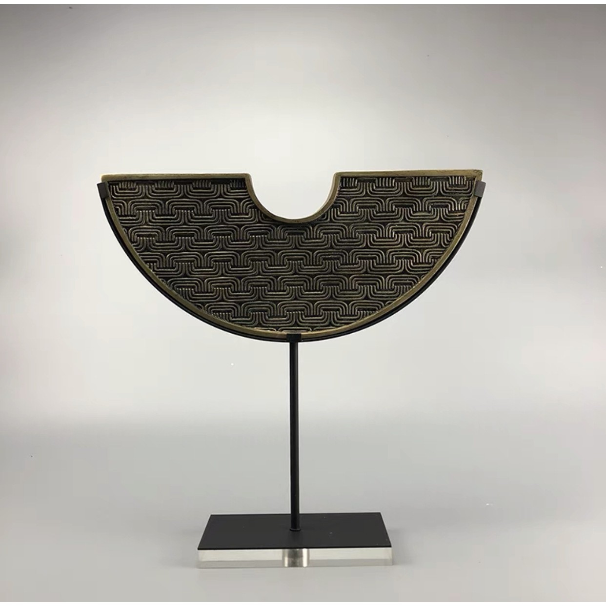 现代新中式金属工艺品创意样板间玄关书房酒店别墅艺术品软装饰品,淘宝优惠券,粉丝福利购,淘宝优惠卷