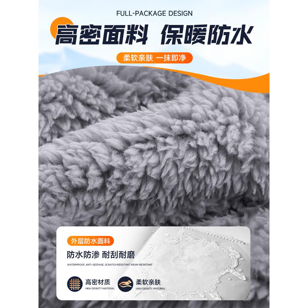 适用于小牛F400T电动车挡风被电瓶防风被加绒加厚冬天季防寒保暖 - 图1