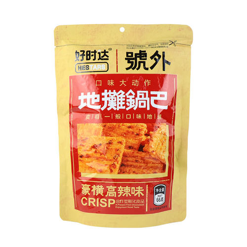 好时达地摊锅巴花椒烧烤高辣玉米味脆片网红休闲膨化零食追剧小吃 - 图3