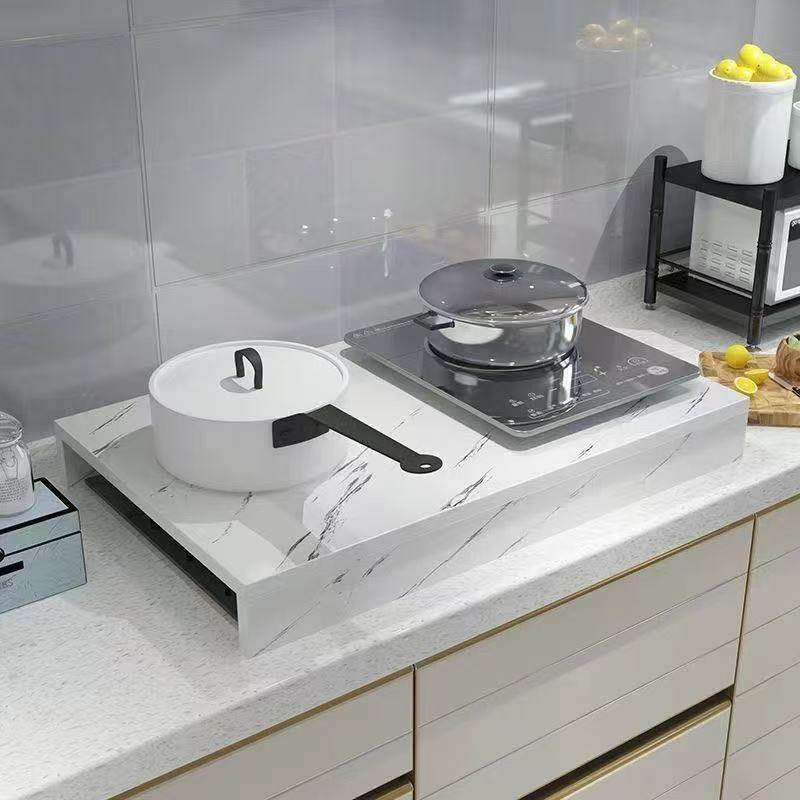 燃气灶盖板罩电磁炉支架木灶台煤气灶盖板架托底座定制厨房用置物,淘宝优惠券,粉丝福利购,淘宝优惠卷