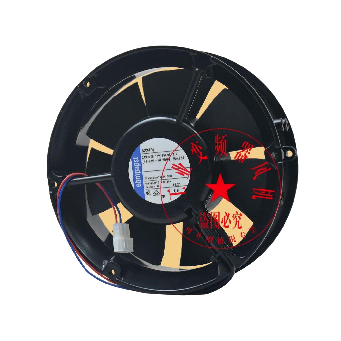 Brand new original imported from Germany TYP 6224N 24V 18W inverter fan