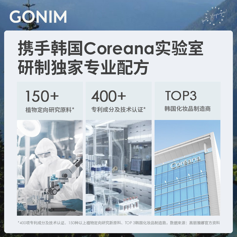 【新品】gonim面膜女补水保湿烟酰胺 Gonim贴片面膜