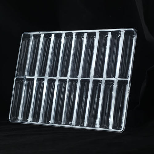 20格长条五金电子零件吸塑底盘包装盒工厂直发可定制吸塑底托PVC - 图0