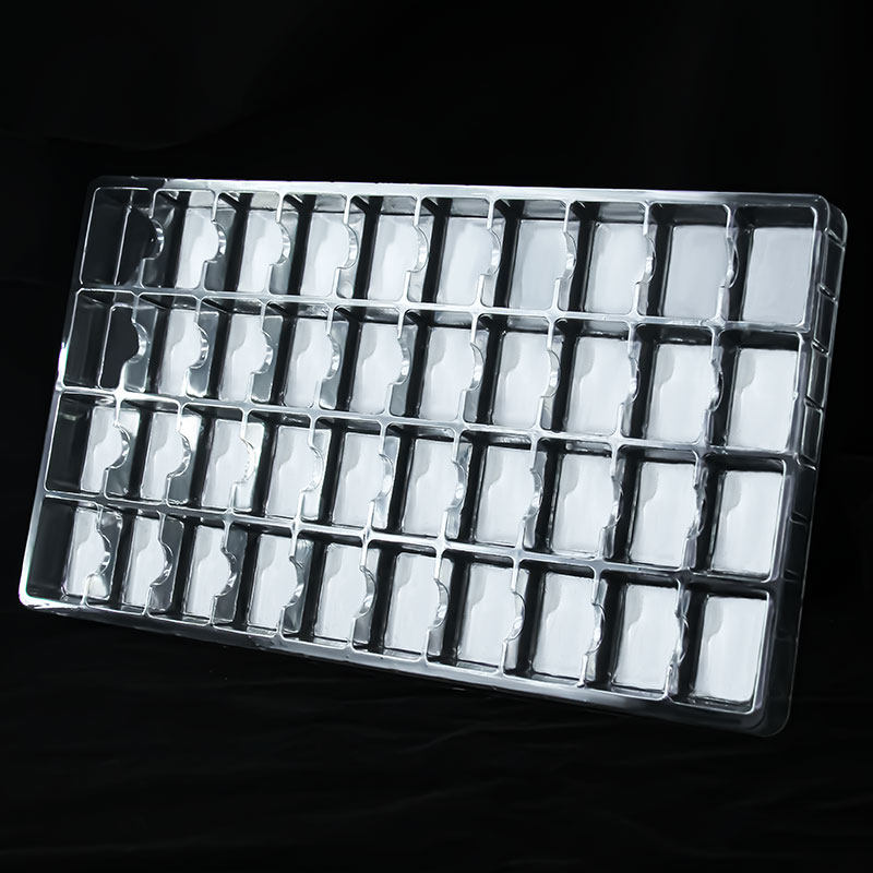 40格现货长方形通用吸塑托盘PET电子五金零件周转底托塑料包装盒,淘宝优惠券,粉丝福利购,淘宝优惠卷