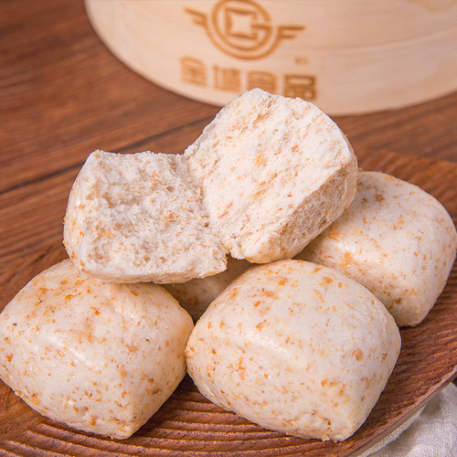 金城食品麦香馒头180g广式早茶点心方便速冻广东特色小吃早餐 - 图0