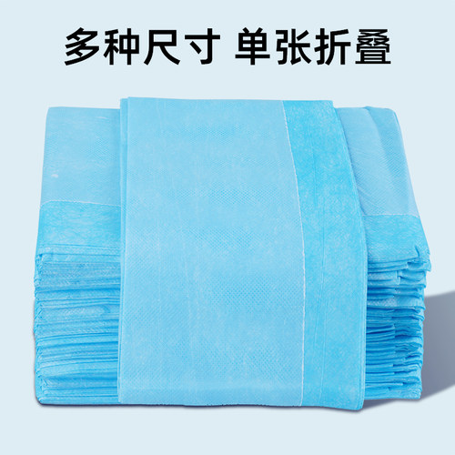 加厚一次性防水防油床单美容院按摩床无纺布透气开带脸洞精油隔脏 - 图0