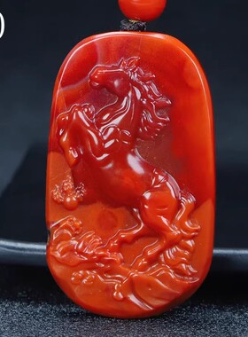 南红玛瑙生肖儿童款天然挂件凉山