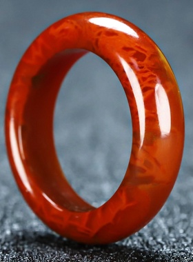 玉思缘南红玛瑙凉山天然玛瑙戒指