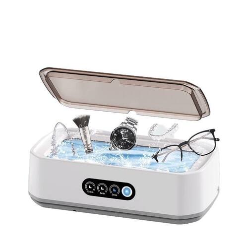 超声波眼镜清洗机便携式大容量清洗器珠宝首饰牙套小型清洗眼镜盒 - 图3