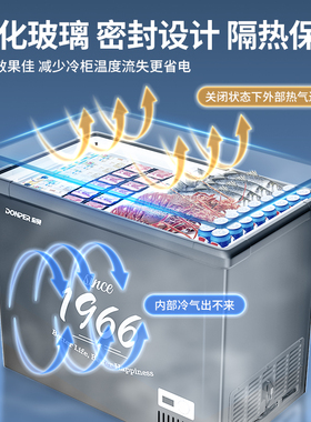 东贝冰柜商用岛柜展示柜保鲜冷柜
