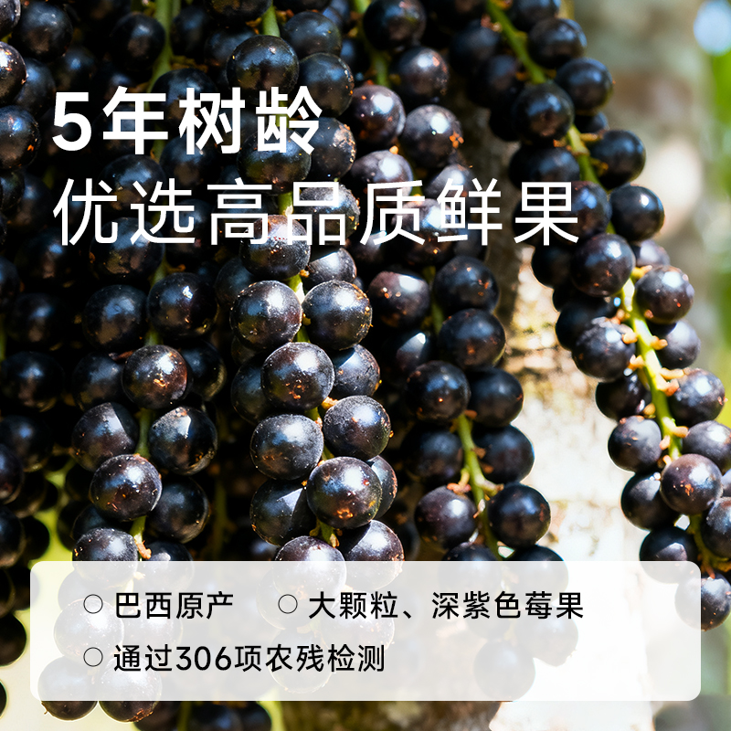 麦谷村巴西莓粉官方旗舰店羽衣甘蓝粉低脂肪花青素果蔬冲饮小包装 - 图0