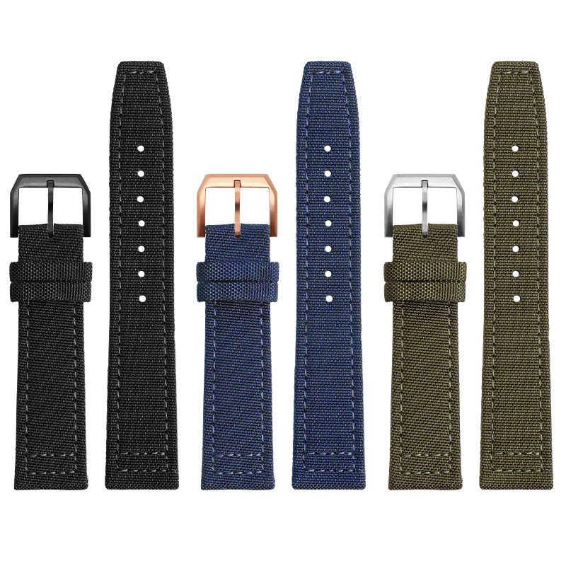 适配iwc柏涛菲诺飞行员尼龙手表带 雁颐配件