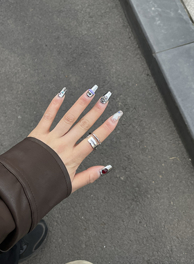 AMBUSH双环叠戴戒指男女通用