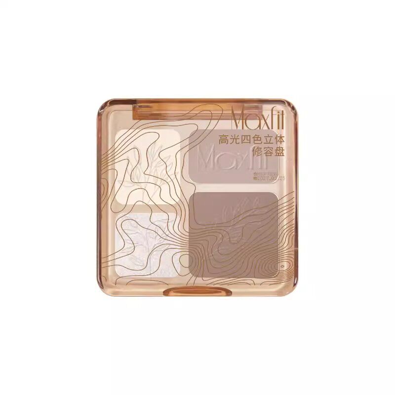 四色修容盘高光侧影鼻影一体盘正品哑光提亮三合一眼影遮瑕综合盘,淘宝优惠券,粉丝福利购,淘宝优惠卷
