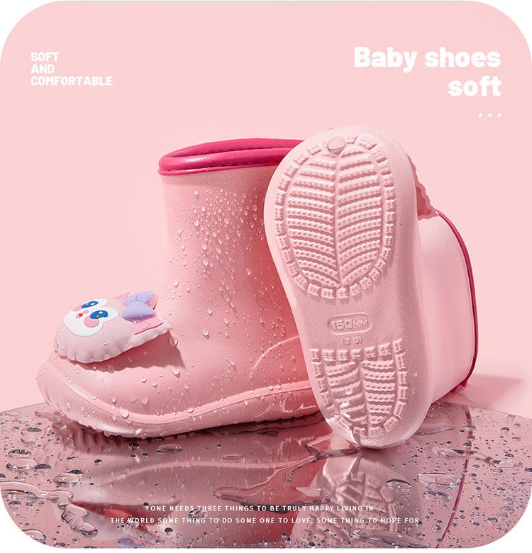 儿童雨鞋夏季女童防水幼儿园女孩软底防滑宝宝3-5岁轻便雨靴男孩,淘宝优惠券,粉丝福利购,淘宝优惠卷
