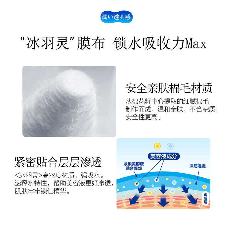 日本高丝clearturn玻尿酸精华面膜 clearturn贴片面膜