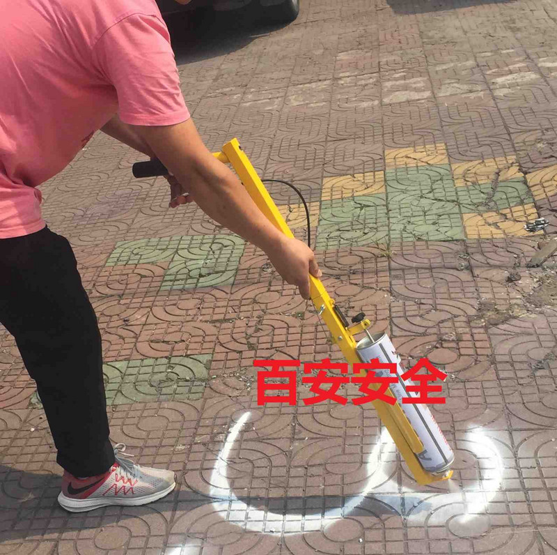 油漆划线车小区停车场车位划线器油漆画线车 车间仓库道路划线漆 - 图1