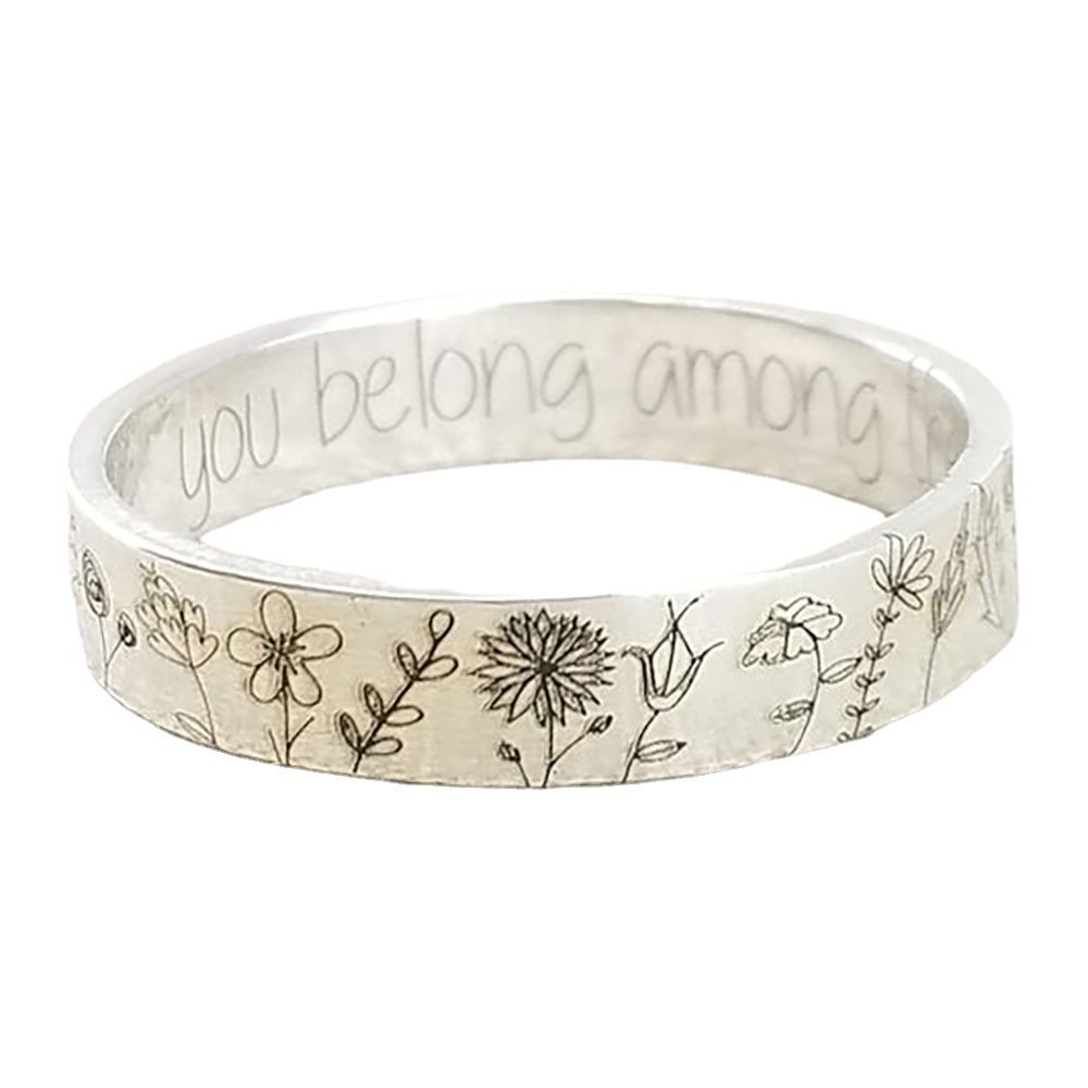 European and American retro new simple dandelion ring
