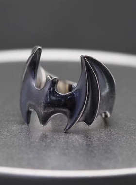 蝙蝠时尚个性风开口可调节戒指