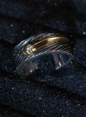 原创手工925银《系列送男友戒指