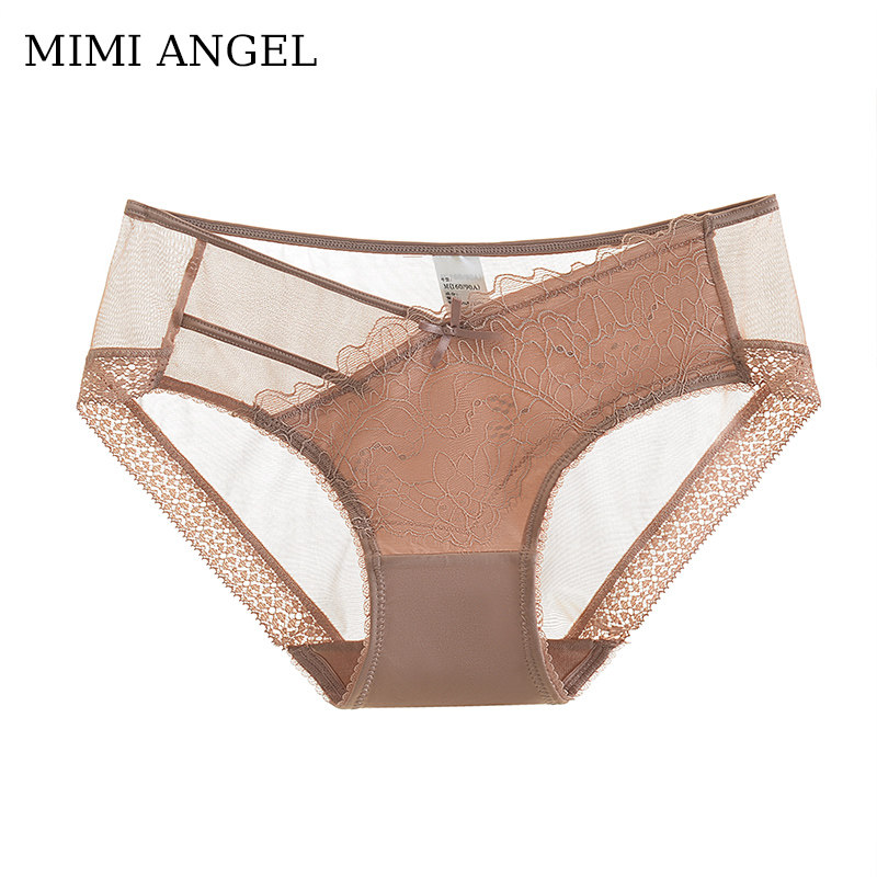 mimi angel性感蕾丝情调冰丝三角裤 mimiangel女三角裤