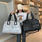 Багажная сумка для путешествий, вместительная и большая спортивная сумка, сумка через плечо, сумка для хранения, портативный пуховик, барсетка