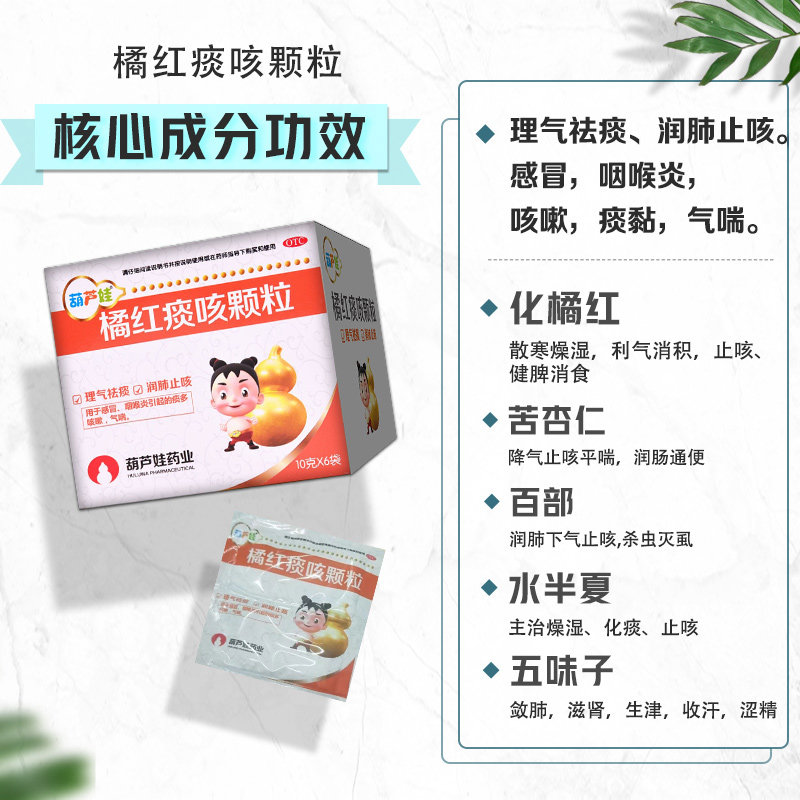  葫芦娃医药感冒咳嗽