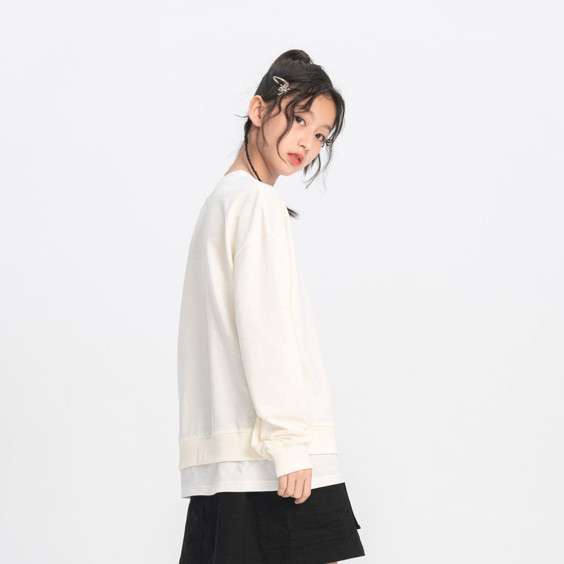 cocotree棵棵树童装春秋拼接卫衣 森马集团outlets店卫衣/绒衫