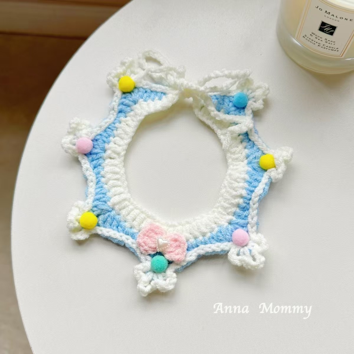 猫咪围脖狗狗围兜宠物口水巾可爱针织水果项圈ins金渐层比熊泰迪,淘宝优惠券,粉丝福利购,淘宝优惠卷