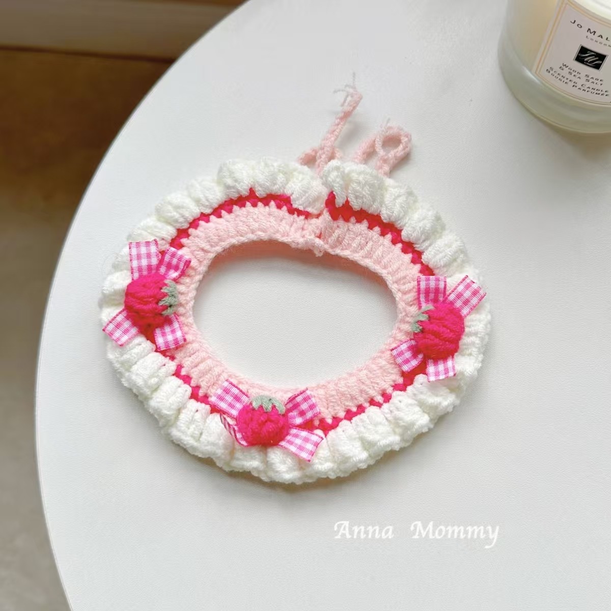 猫咪围脖狗狗围兜宠物口水巾可爱针织水果项圈ins金渐层比熊泰迪,淘宝优惠券,粉丝福利购,淘宝优惠卷