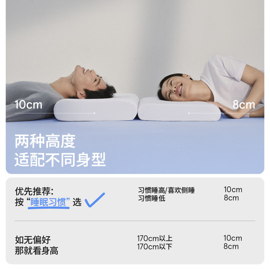 圣诞节礼物蓝盒子小蓝枕N2记忆棉枕头学生宿舍成人酒店深睡眠枕芯