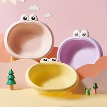 Washbasin Home Childrens baby special cartoon washbasin Three sets washing foot washing butt small basin PP thickened