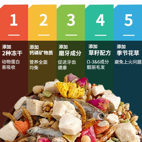 Четыре барреля хомяка зернового питания Главный зерно трудовой молоток упаковывает однородные цветочные крысы и золотые пищевые закуски