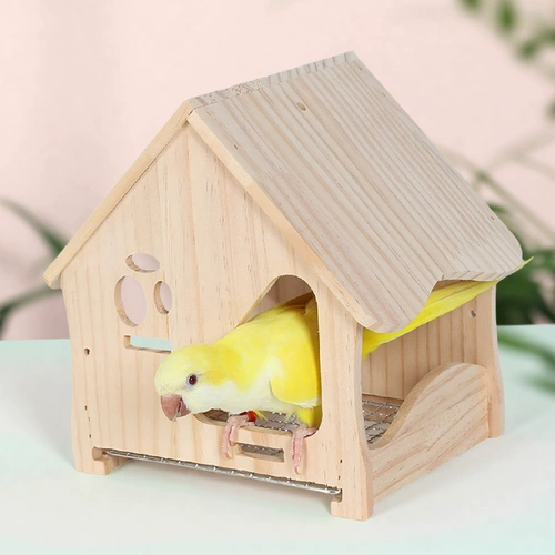 Пион из шкуры тигра, маленькое солнце играет, чтобы избежать попугаев, птичьего гнезда, деревянный дом, универсальная выдвижная нижняя сетка из нержавеющей стали