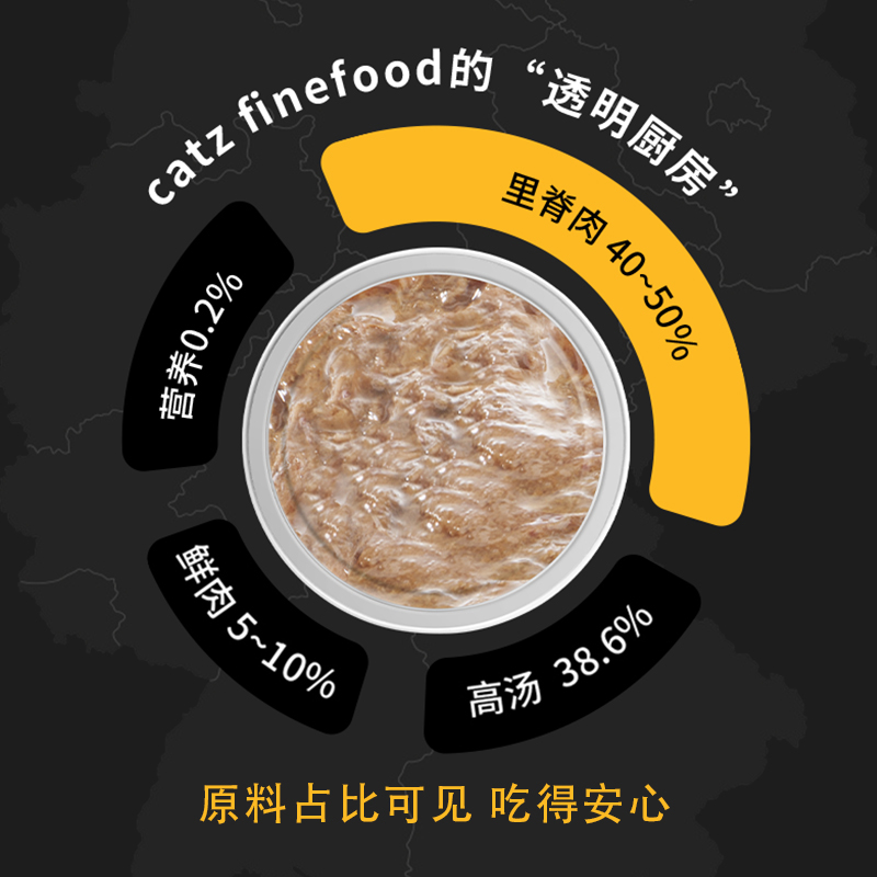 【德版-罐体无印刷】catz凯姿精致餐盒德国进口全猫主食餐盒85g - 图1