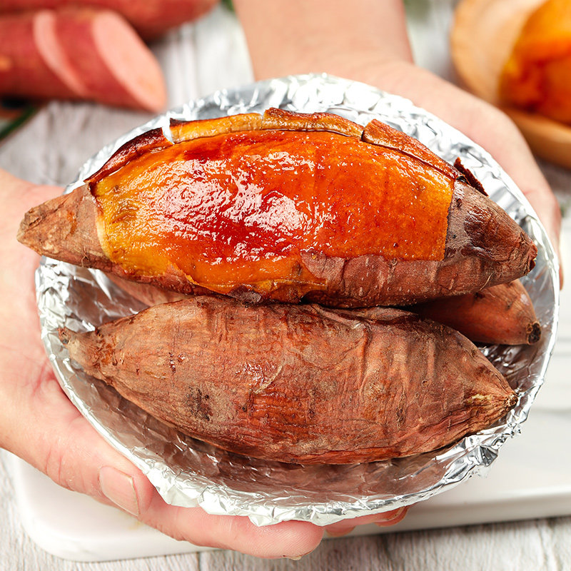 山东蜜薯烟薯25号地瓜沙地烤山芋 果麦颂番薯