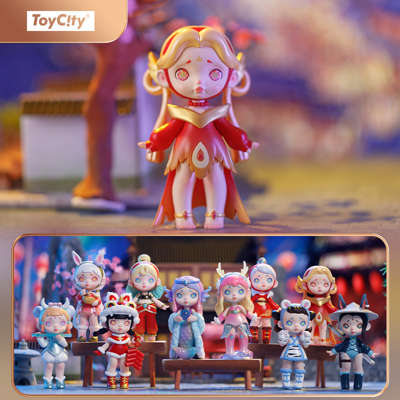 TOYCITY玩具城市新品LAURA新款国风系列潮玩盲盒女孩送人礼物-图0
