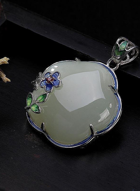 古风古典白色梅花小巧个性时尚精致吊坠衣链吊坠挂坠小众设计女款