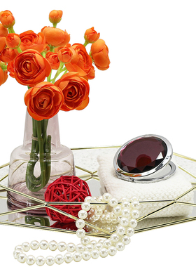 样板间卫生间摆件香薰托盘装饰品