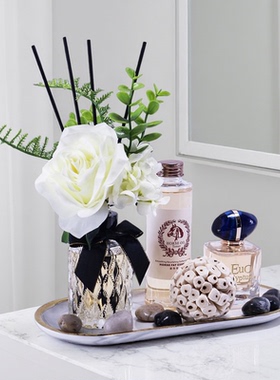 展厅饰品摆件托盘香薰样板间装饰