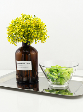 样板间厨房摆件轻奢托盘套装饰品