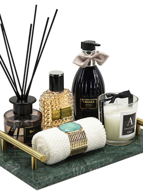 高档全屋软装样板间大理石托盘