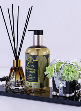 样板间卫生间香薰摆件套装软饰品