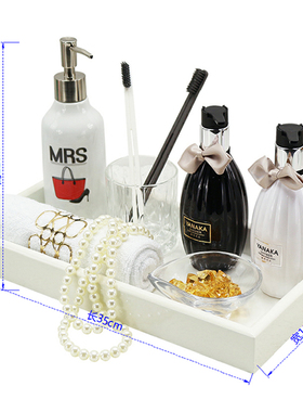 样板间饰品摆件卫生间仿真假花艺